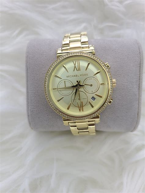 michael kors sofie chronograph watch|Michael Kors Sofie Stainless Steel Chronograph Watch.